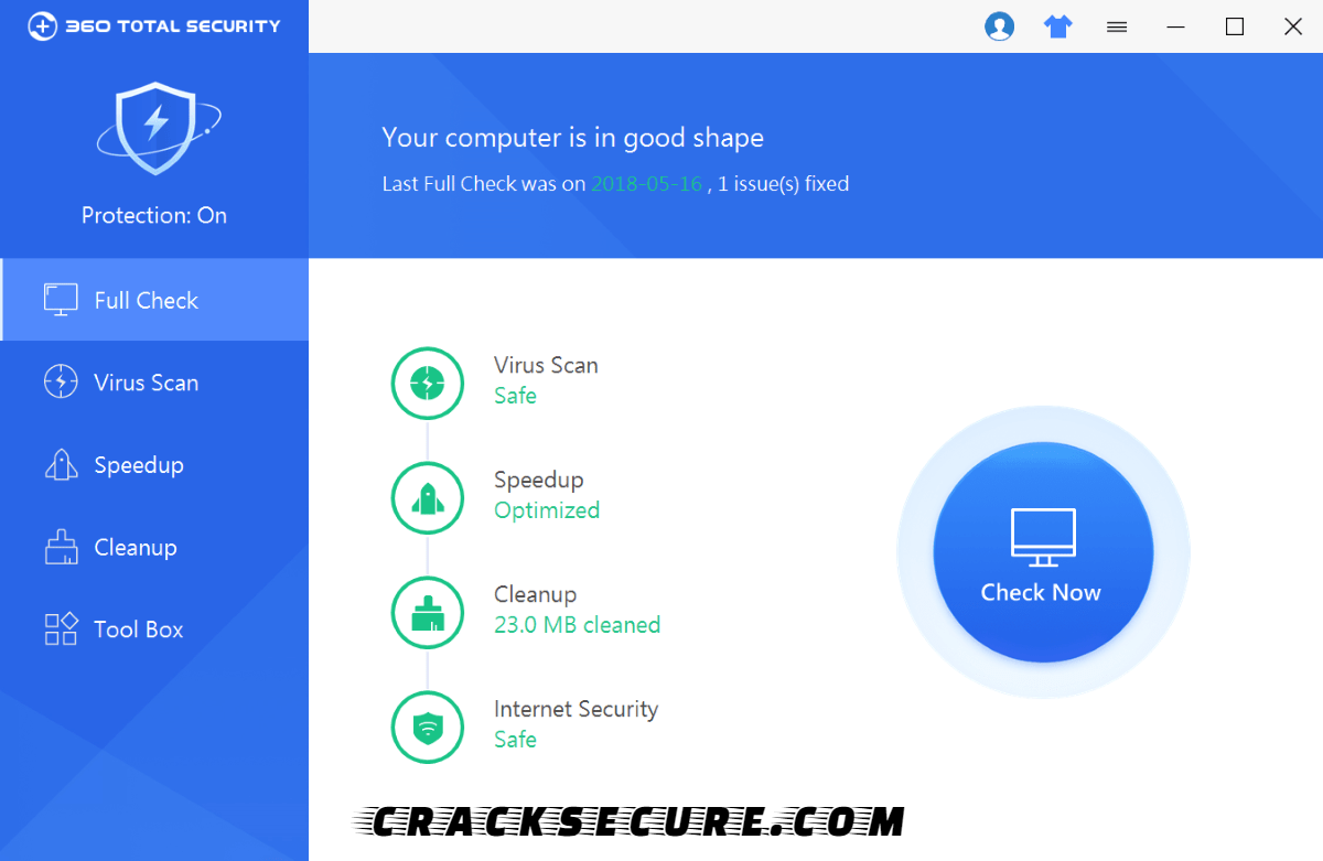 360 Total Security Crack 10.8.0.1498 With License Key 2022 Download