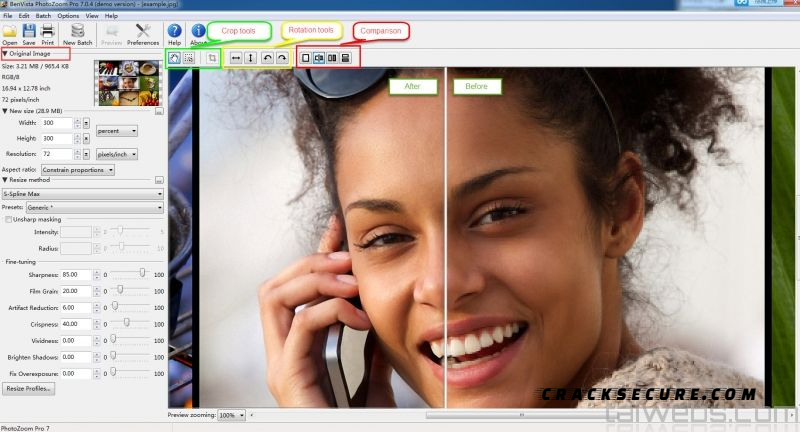 Benvista PhotoZoom Pro Crack 8.2.2 + Serial Key 2022 Free Download
