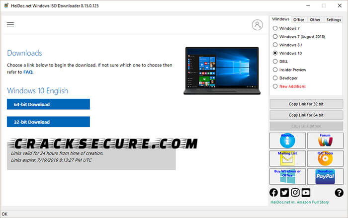Windows ISO Downloader Crack 8.64 Keygen 2022 Latest