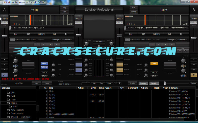 DJ Music Mixer Pro Crack 10.1 Activation Key 2022 Latest Download