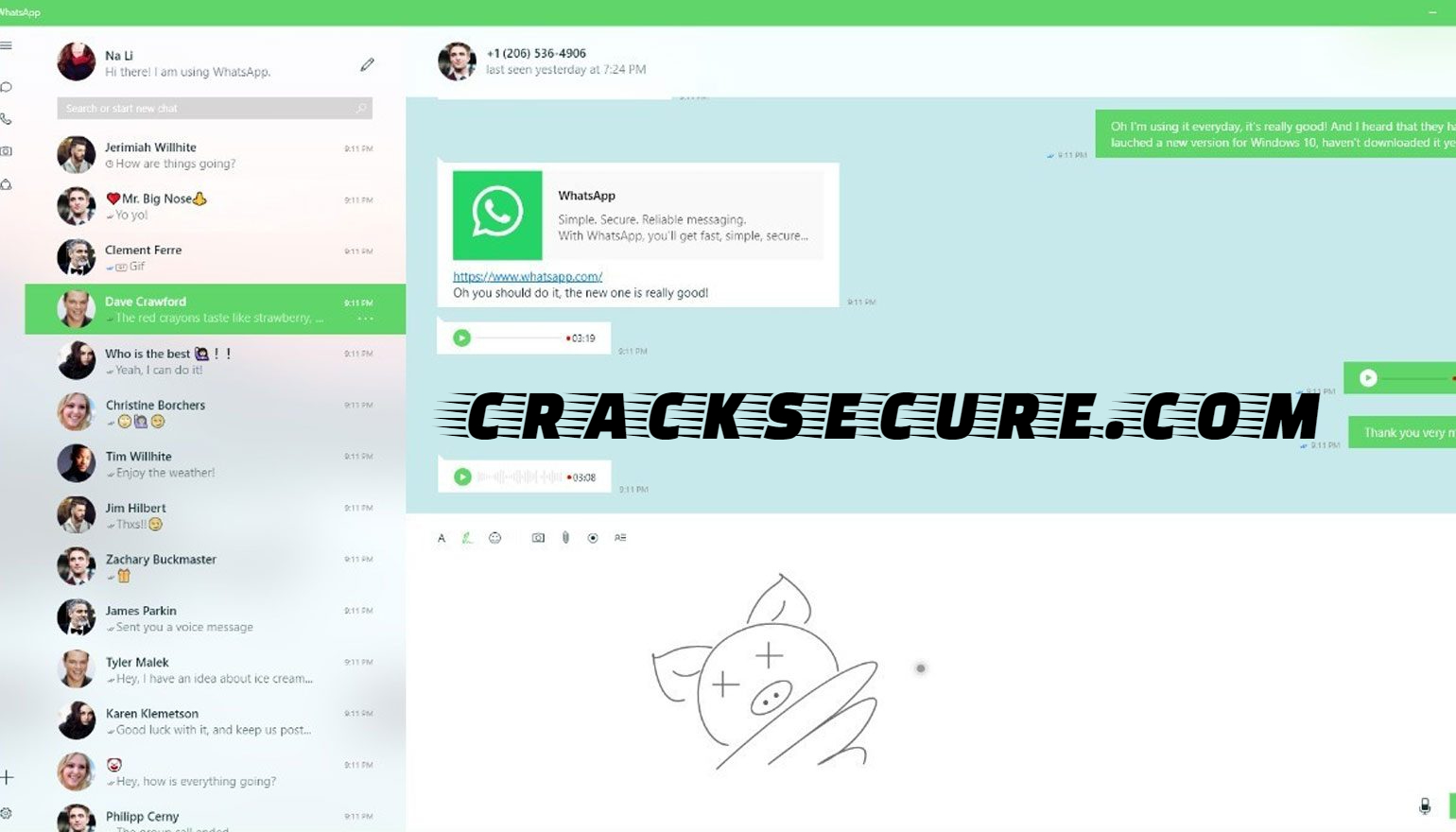 WhatsApp for Windows Crack 3.2.159 With Keygen 2022 Download