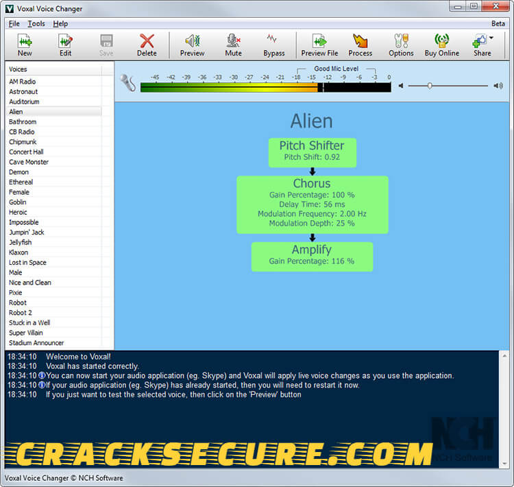 Voxal Voice Changer Crack 6.22 With License Key 2023 Download