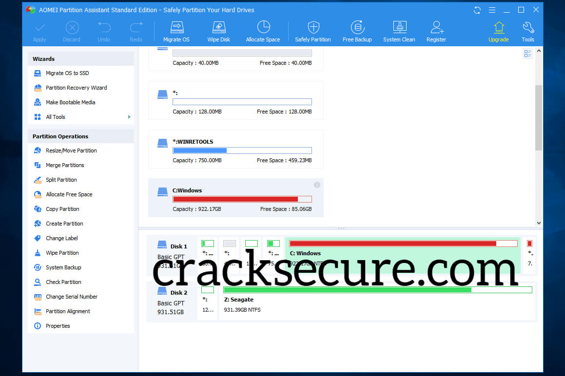 AOMEI Partition Assistant Crack 9.10 With License Key 2022 Free Download